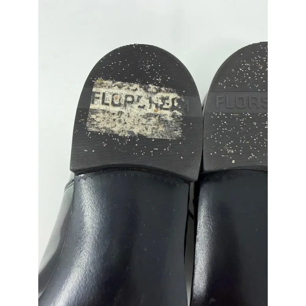 FLORSHEIM Men's Plain Toe Patent Leather Oxford Dress Lace up Shoes 10D